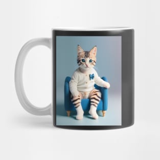 Cat Model - Modern digital art Mug